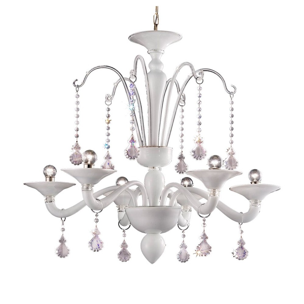 SWAROSVKY - chandelier with crystal pendants