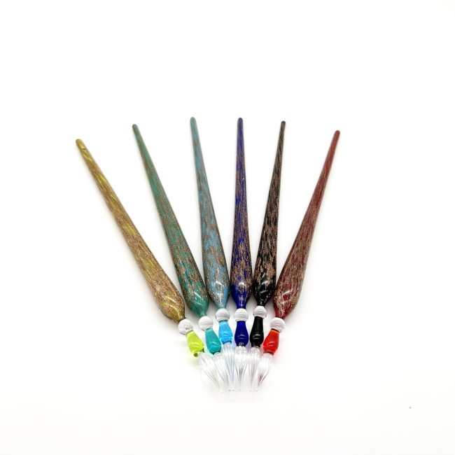 PETRARCA - Bolígrafos de colores refinados con aventurina