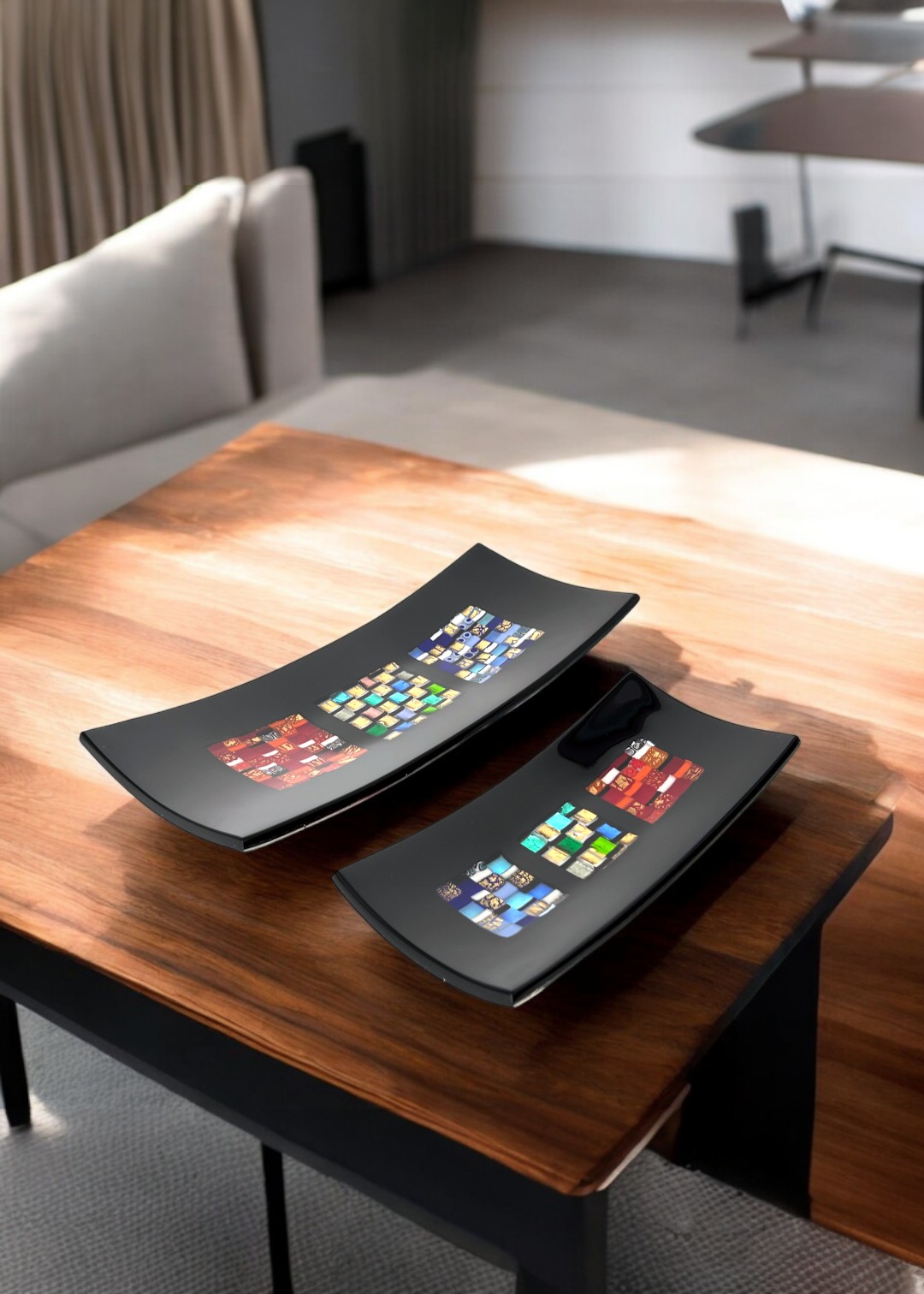 Murano glass design trays